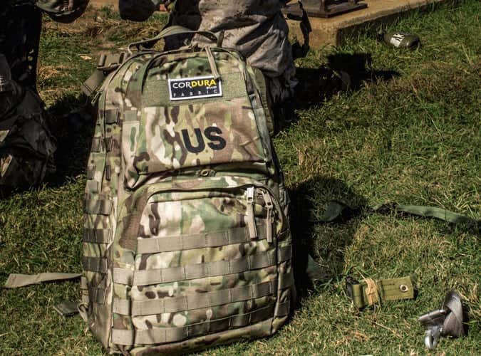 Camouflage backpack made of CORDURA®