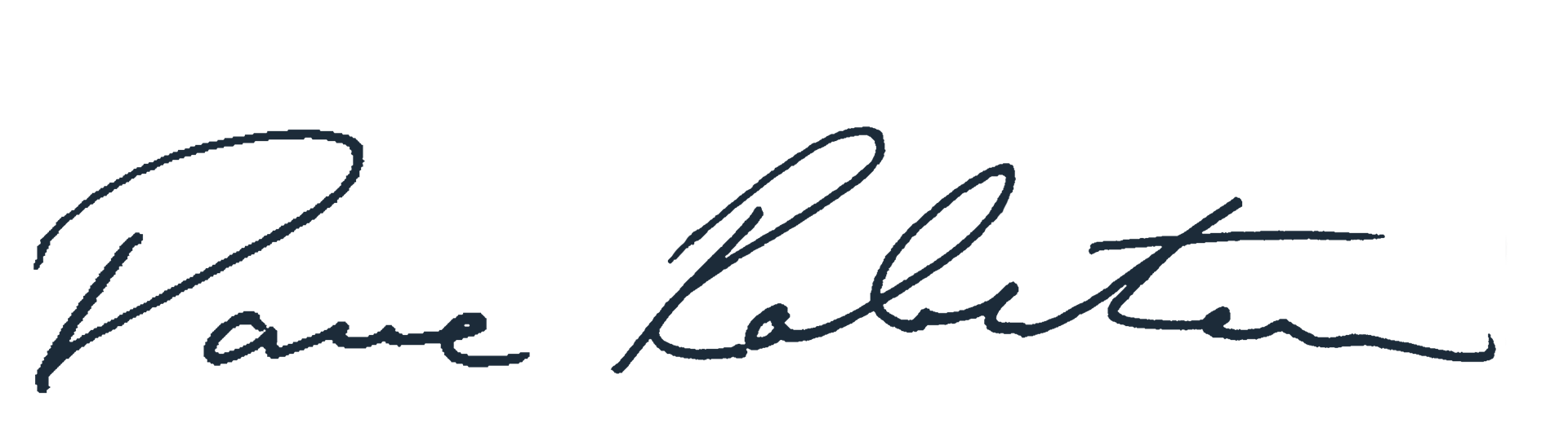 Dave Robertson signature